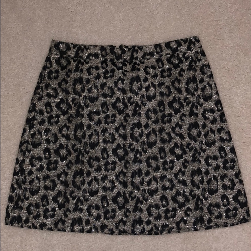 Cheetah print top shop skirt